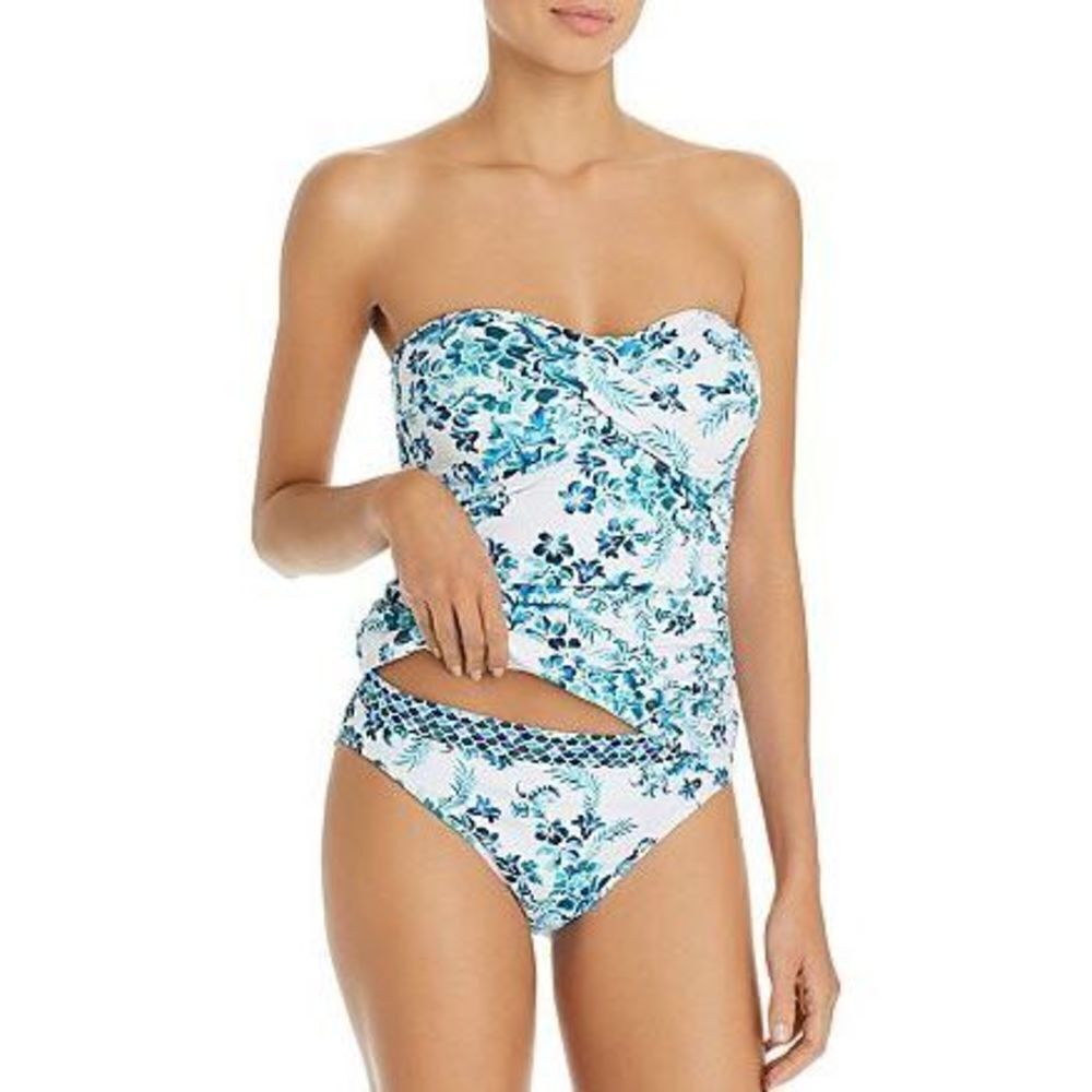 New. Tommy Bahama blue print swimsuit. MSRP $119. Size 4 - Picture 2 of 8